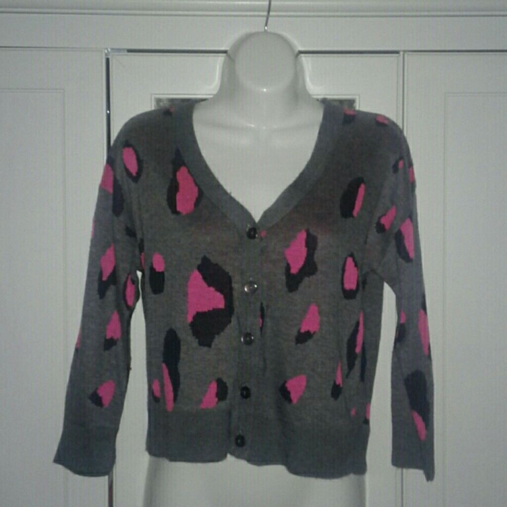 Animal Print Cardigan